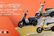 VinFast ra mắt xe máy điện Evo Grand với 2 pin có thể tháo rời, đi được tới 266km/lần sạc
