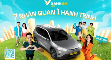 Xanh sm ra mắt dịch vụ taxi điện 7 chỗ cao cấp xanh sm limo